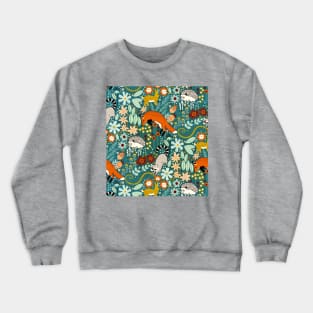 Woodland Pattern Crewneck Sweatshirt